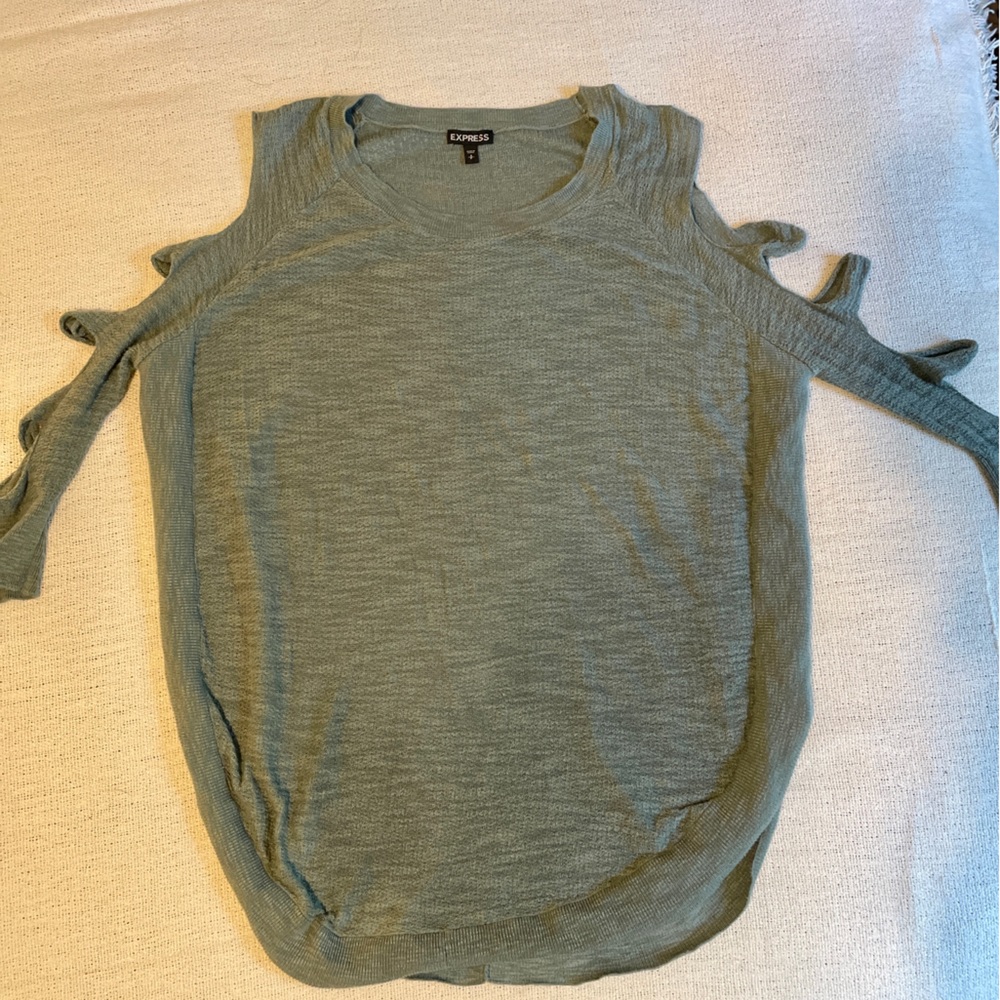 Express Cutout Sleeve Sweater